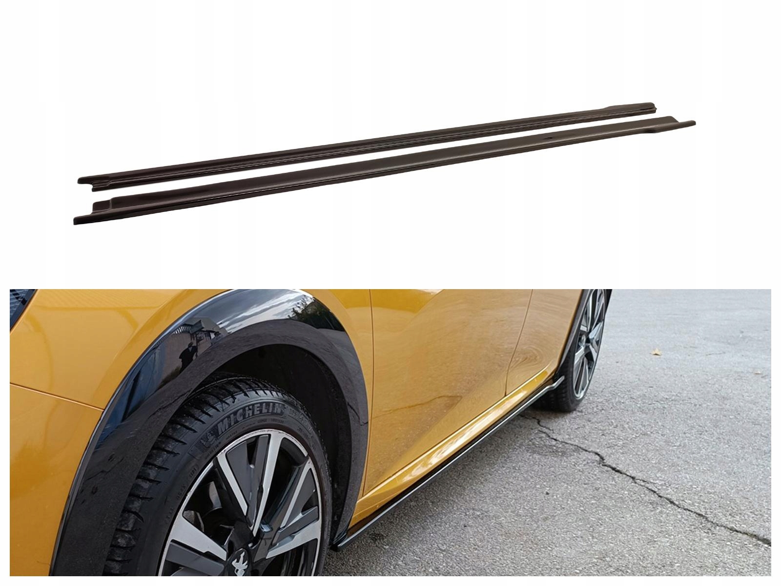 Kryty prahů pro Peugeot 208 P21 U II 2019- Hatchback