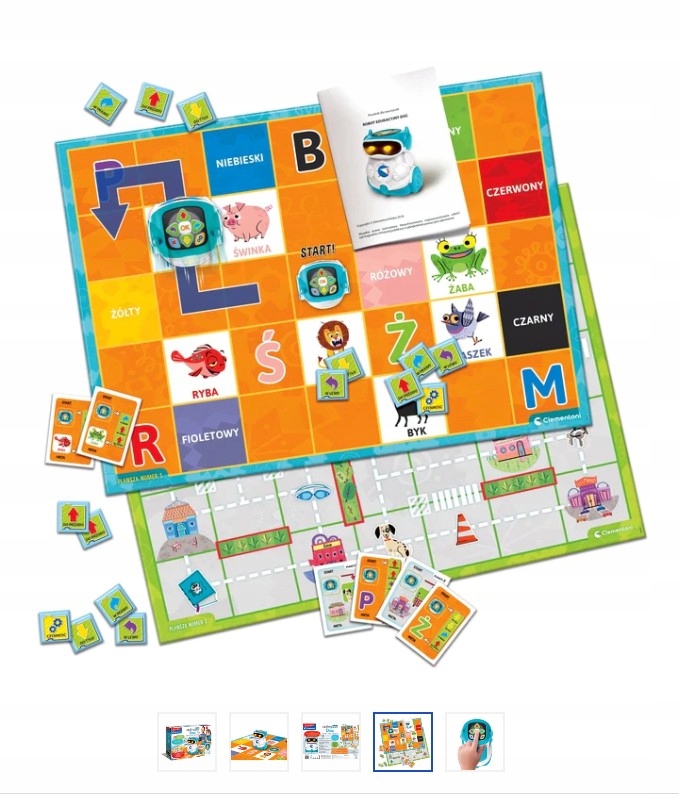 CLEMENTONI SUPER DOC mówiący robot edukacyjny NOWY Stan opakowania oryginalne