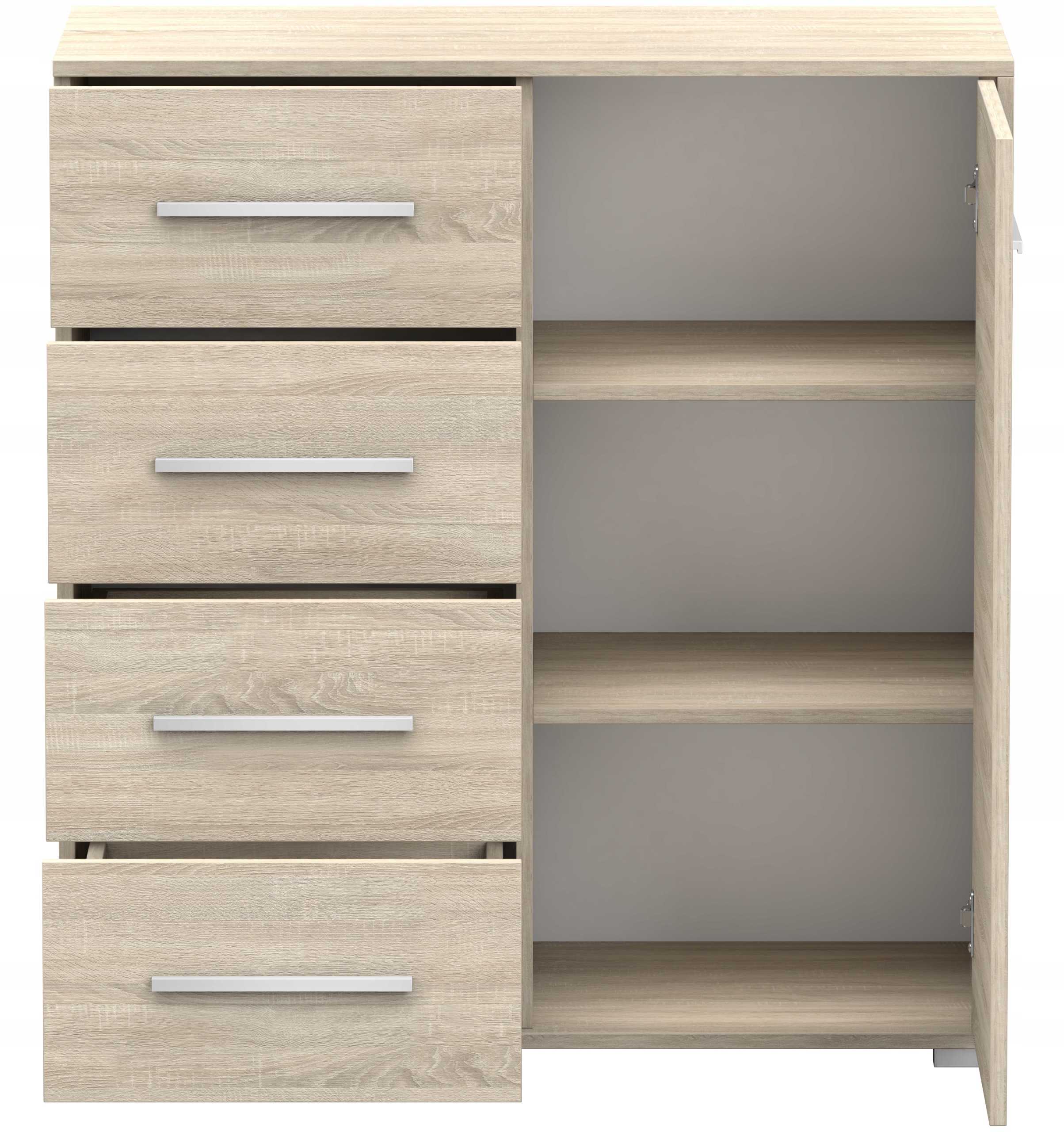 FRIDA KOMODA 01 MINI 90 SONOMA pojemna szuflady półki PRODUCENT Marka Idźczak Meble