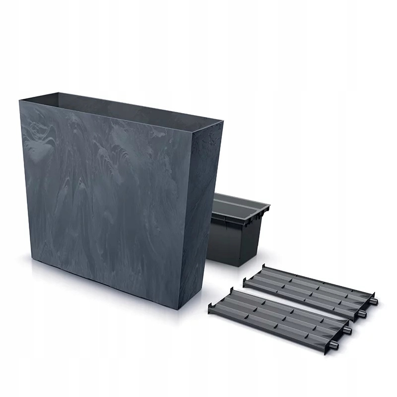 Kvetináč Urbi Case Betónový Effect T Antracitový