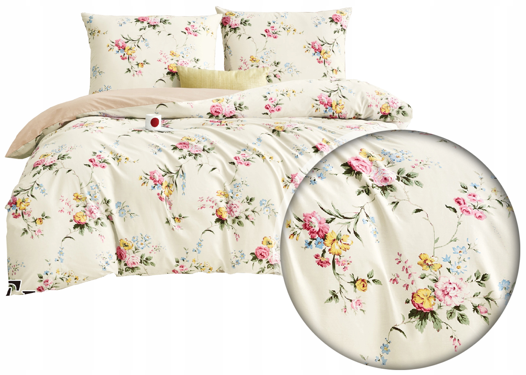 Pościel 200x220 Elway 100% Bawełna Komplet Pościeli Satynowej Nowe