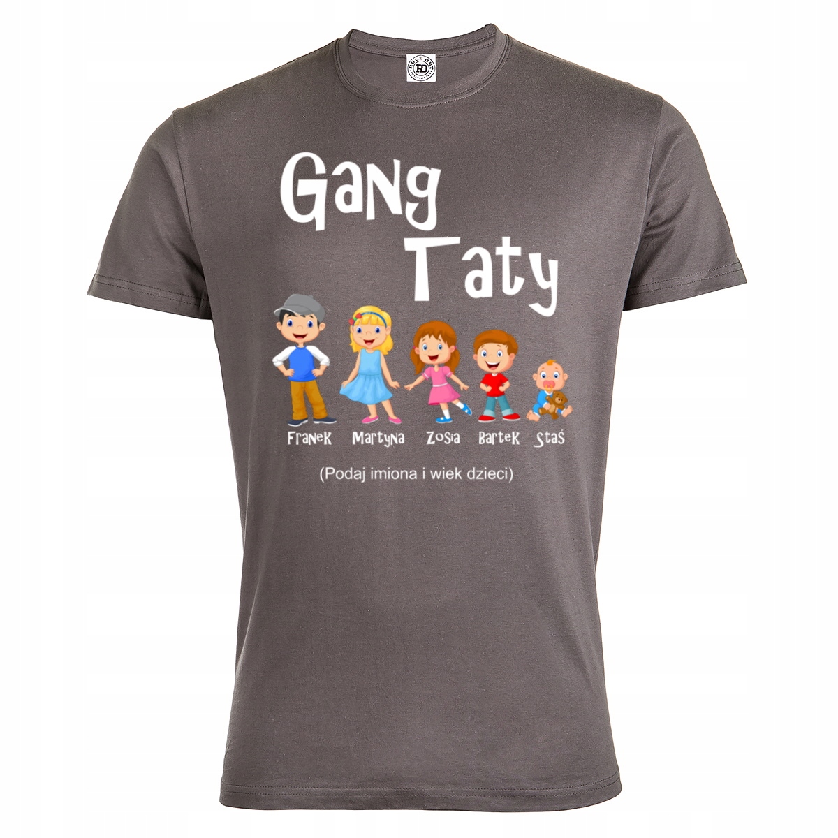 

Męska Koszulka Na Dzień Ojca Gang Taty