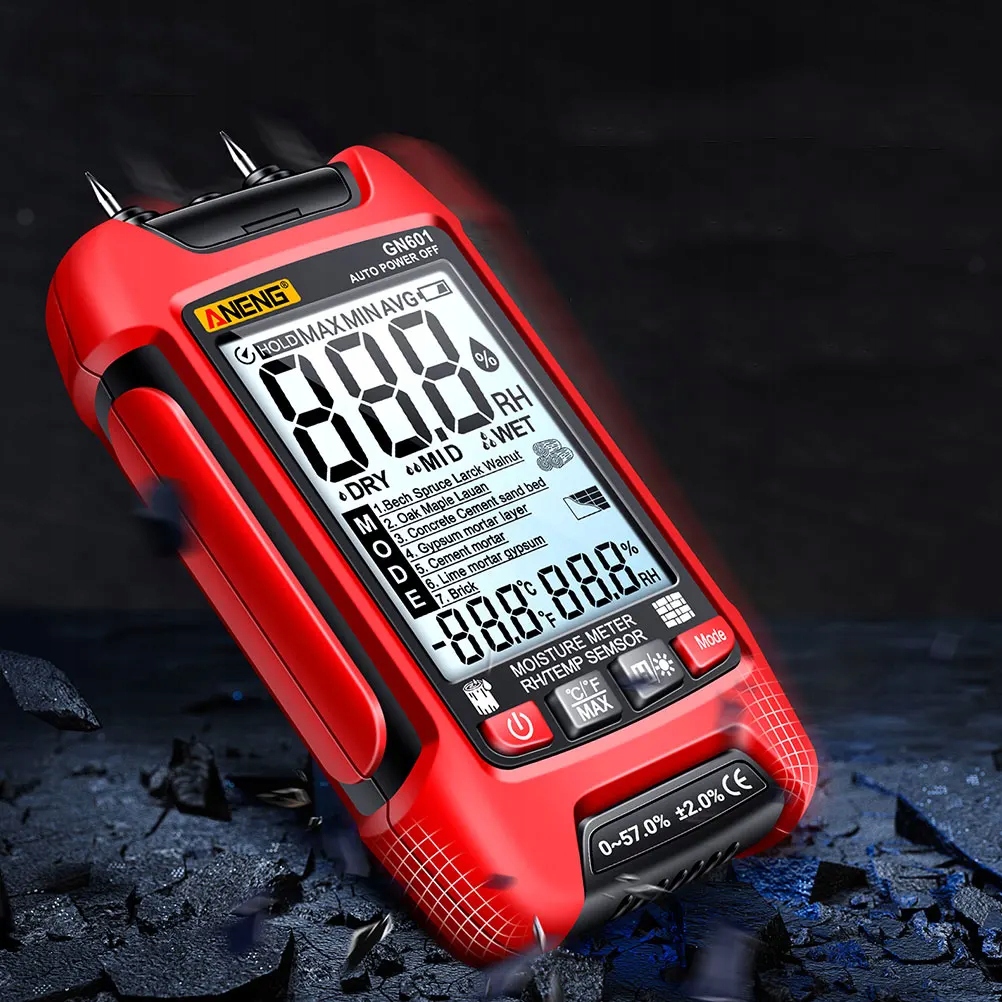 Tester wilgotności ścian Miernik wilgotnościdrewna Kod producenta 5405805775022577246