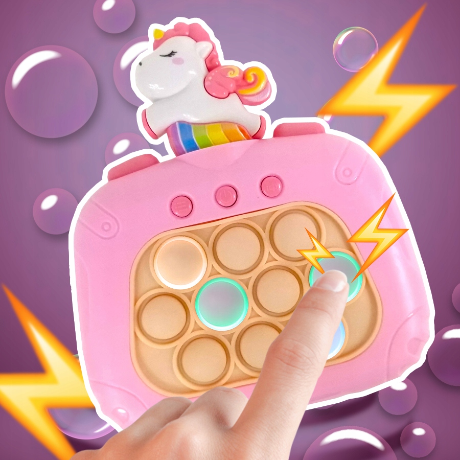 GRA ZRĘCZNOŚCIOWA POP IT UNICORN RÓŻOWA POPIT PUSH ANTYSTRESOWA SENSORYCZNA Kod producenta Z913