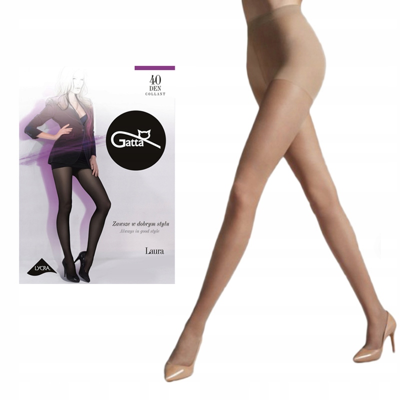 

Rajstopy Gatta Laura 40 den lycra 4-L beige
