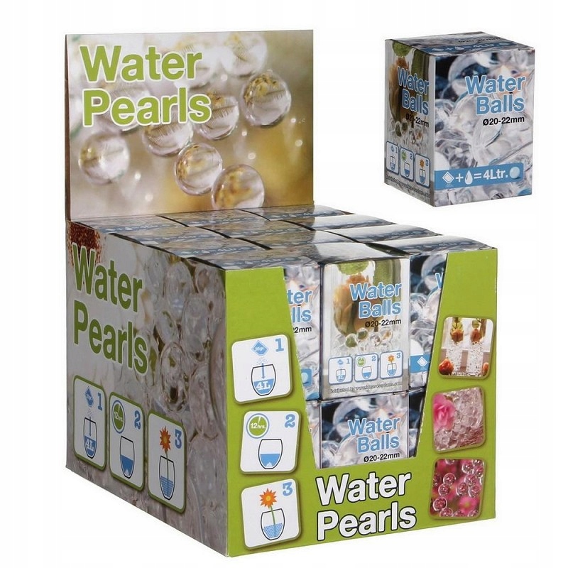 Kulki hydrożelowe żelowe przezroczyste 35g 20-22mm Kod producenta 10323