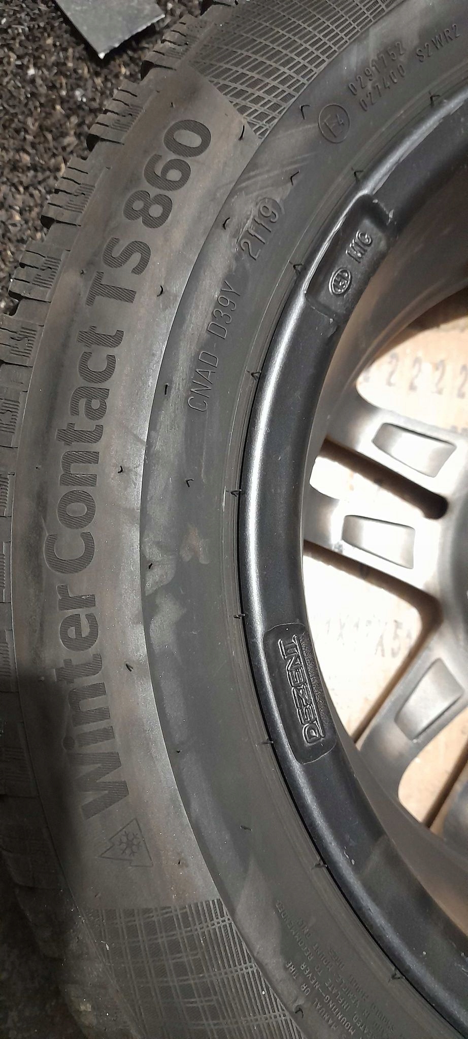 CONTINENTAL WINTER CONTACT TS 860 185/65R15 88T