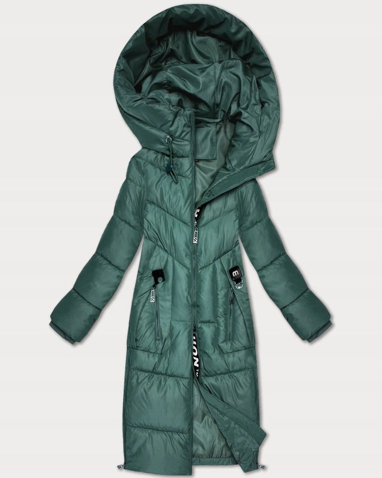 Zimní Bunda Kapuce B/R8535 C. Zelená XXL (44)