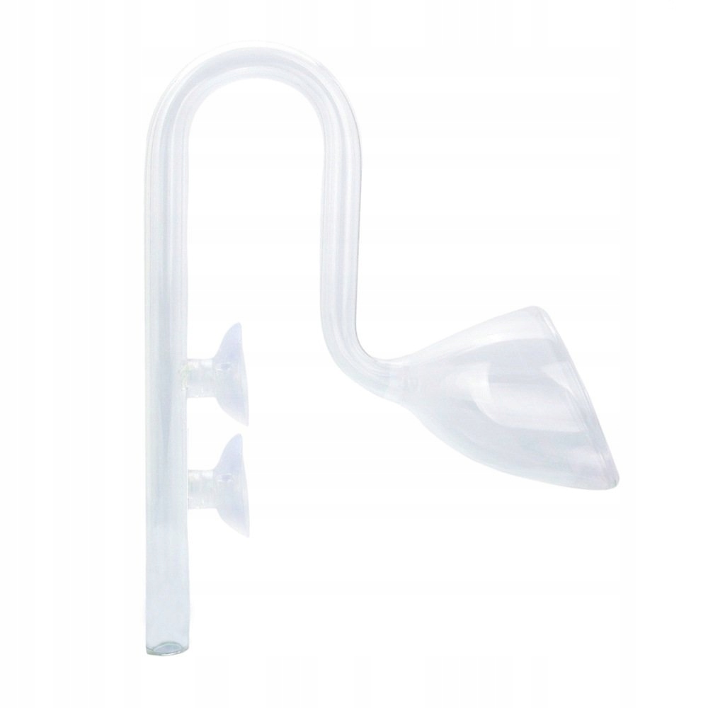 Levně Skleněný Vývod Kalich Výstupní Trubka Lily Pipe Akvárium Hadice 12-16 MM 13 MM