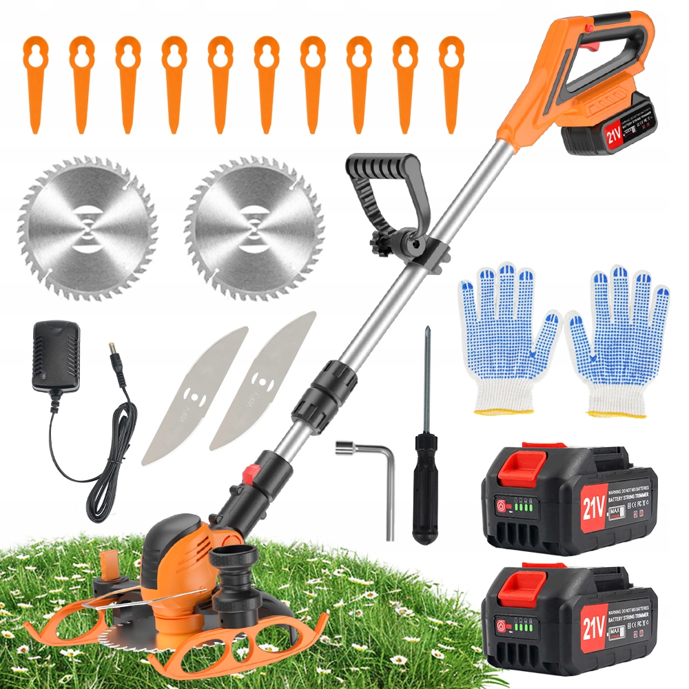 Aku Vyžínač Vyžínač , Zahradní Křovinořez, Vyžínač Trávy, Trávy 2 Baterií