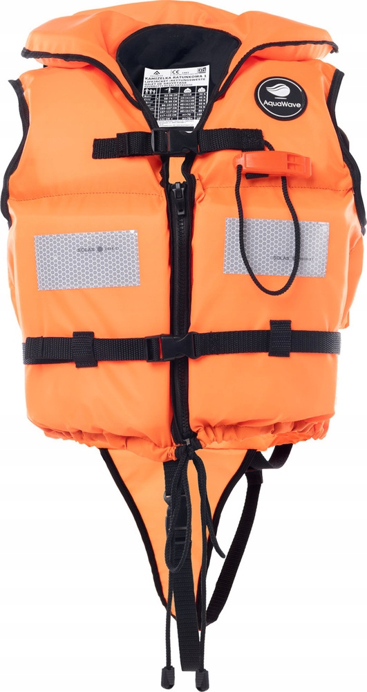 Záchranná Bezpečnostní Vesta 100N Junior Fluo Oranžová, Velikost Chil