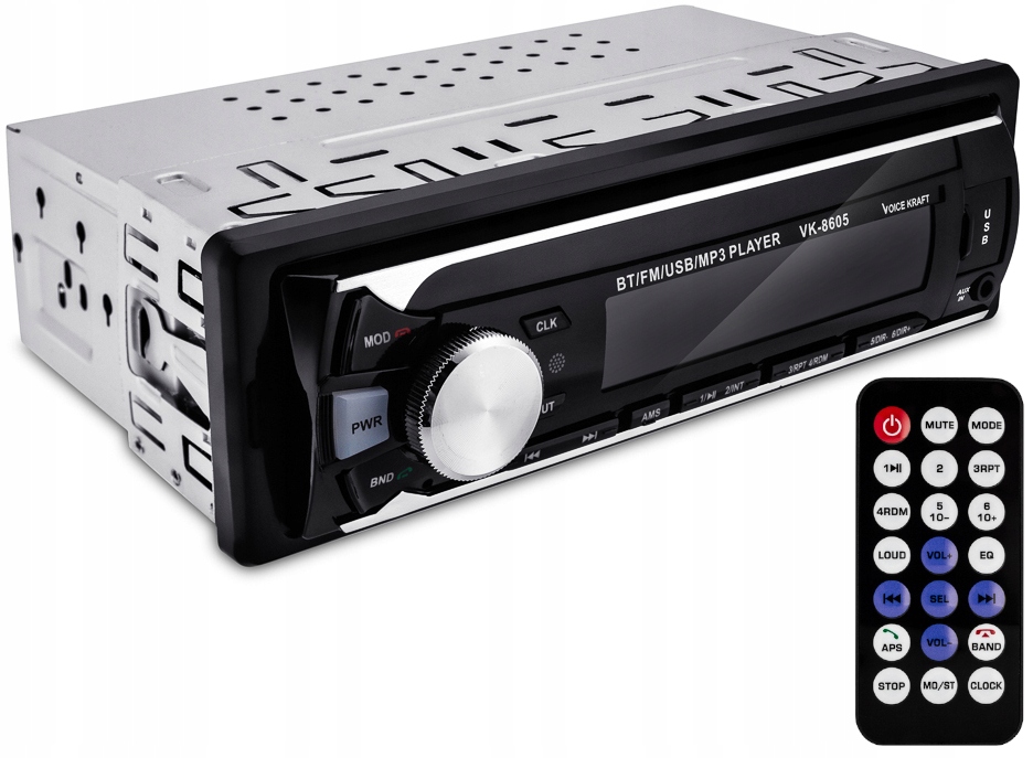 

Radio Samochodowe Usb Bluetooth Multikolor Pilot
