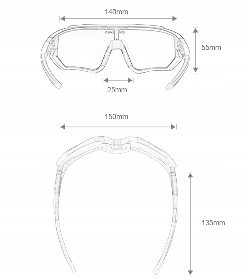 Okulary King Seven C07 LS910 Kolor soczewek zielone