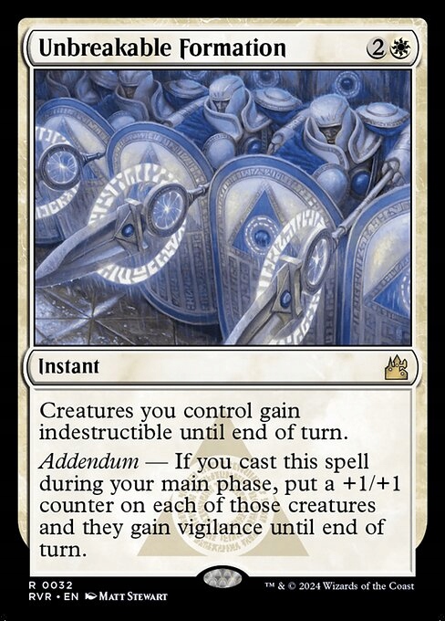 MtG: Unbreakable Formation (RVR)