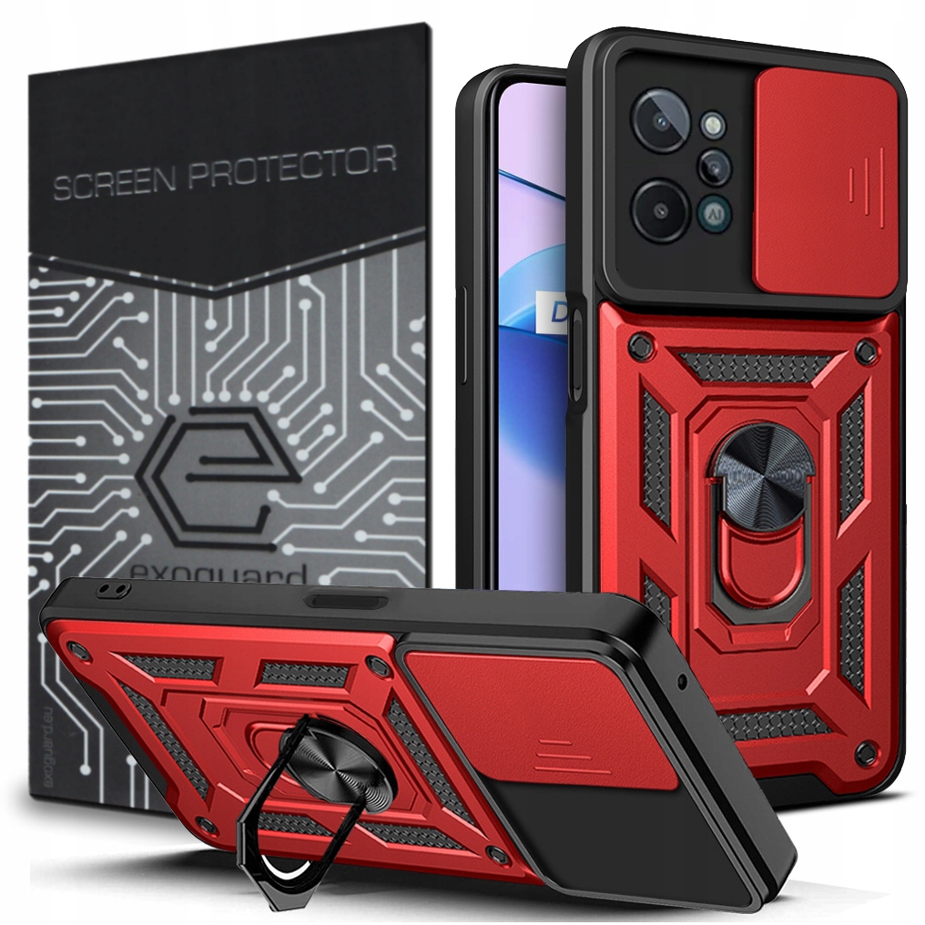 

Case Etui Pancerne Obudowa+szkło do Realme C31