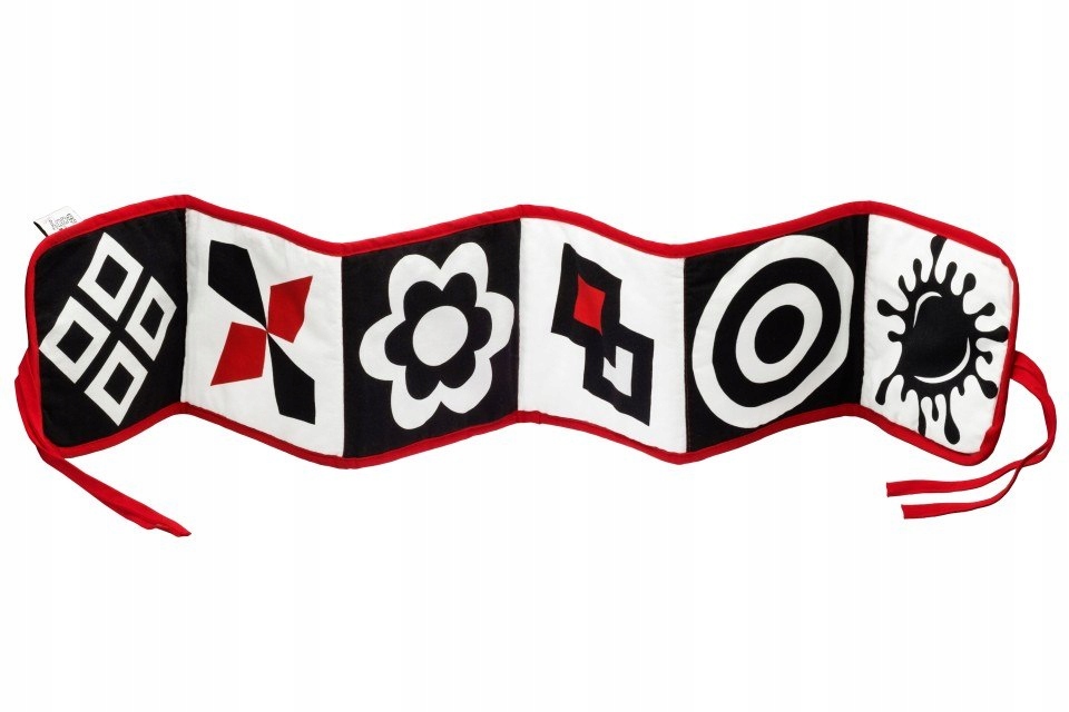 

Książeczka Kontrastowa Kształty 2w1 Materiałowa