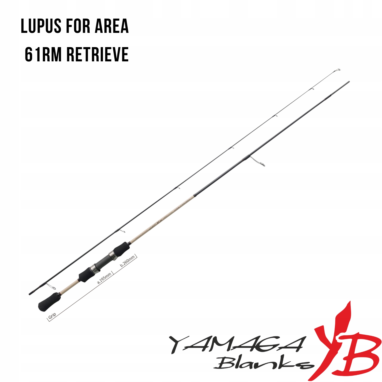 Wędka spinningowa Yamaga Blanks Lupus For Area 61RM Retrieve