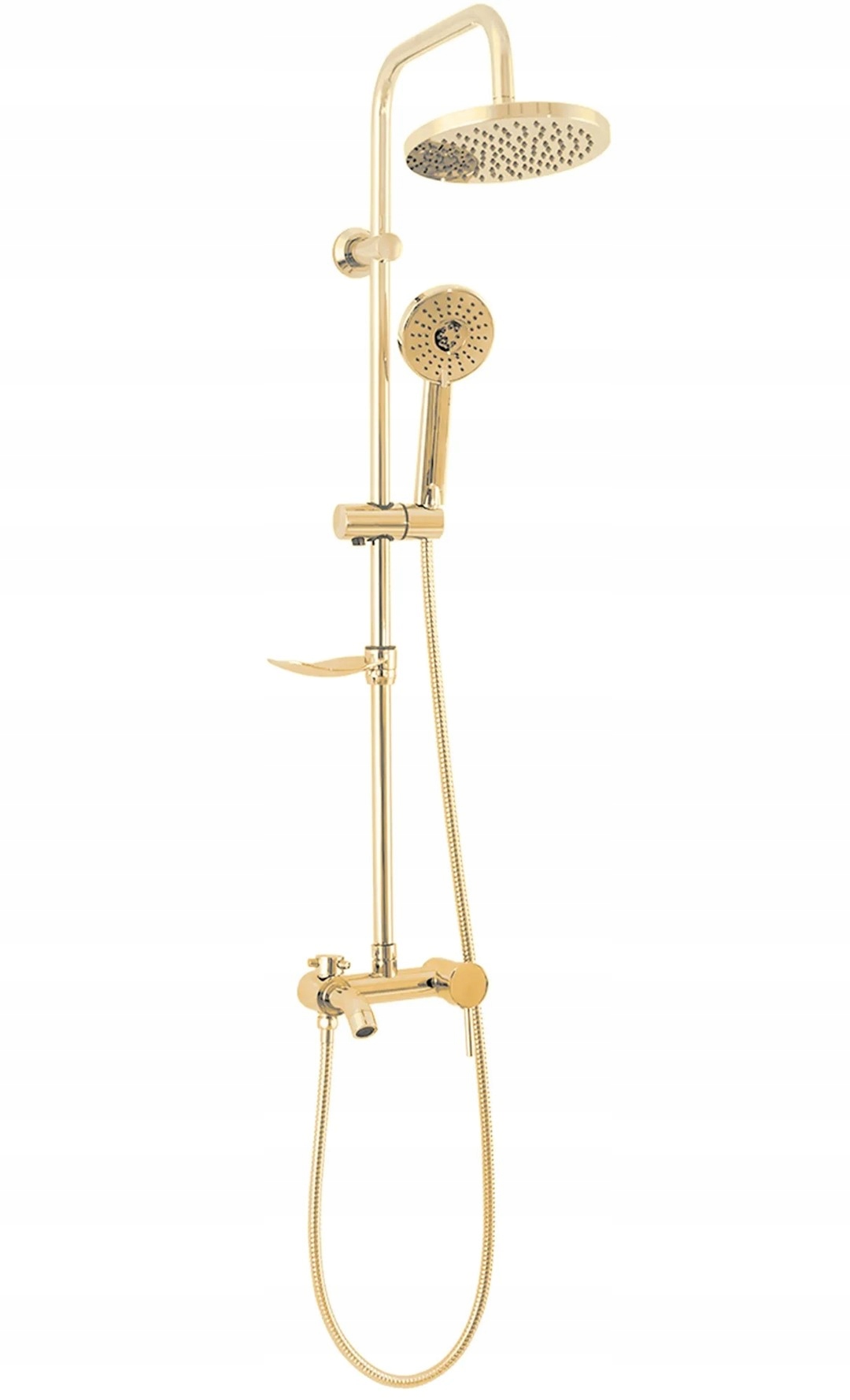 Elegantný sprchovací set Luis zlatý s anti-valcovým systémom