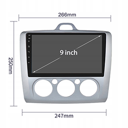 RADIO GPS ANDROID FORD FOCUS MK2 2004-2011 CA Marka inna