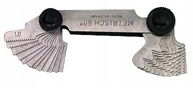 GRZEBIEŃ DO GWINTÓW SPRAWDZIAN M 0.25-6MM LIMIT