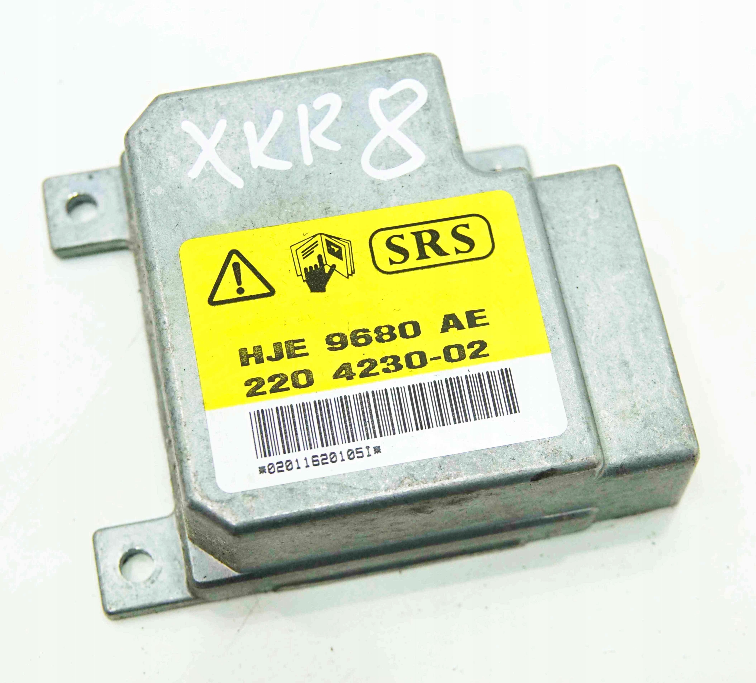 SENSOR AIRBAG JAGUAR XK8 XKR X100 HJE9680AE MODUŁ PODUSZEK POWIETRZNYCH