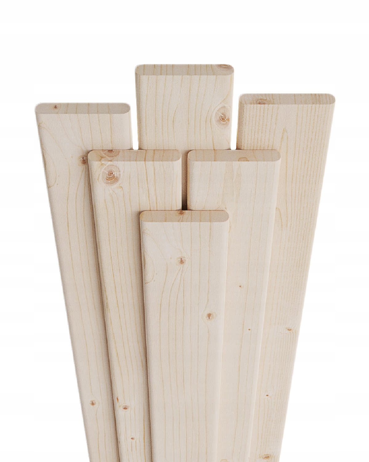 Deska strugana 90 cm x 9cm na piaskownice, półwałek Producent inna