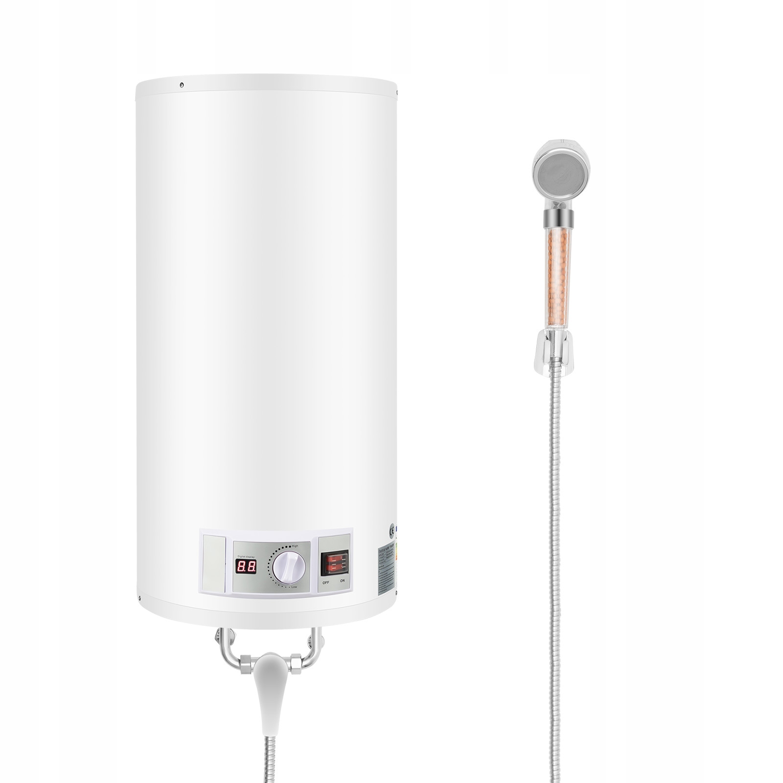 Elektrický Ohřívač Vody 2000W S Ruční Sprchou 80L