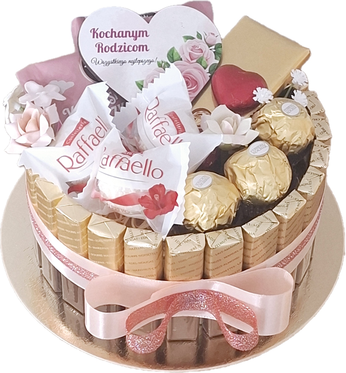 Tort Merci Kosz Prezentowy Urodziny 18 30 Ślub Rocznica Ślubu Dzień Mamy