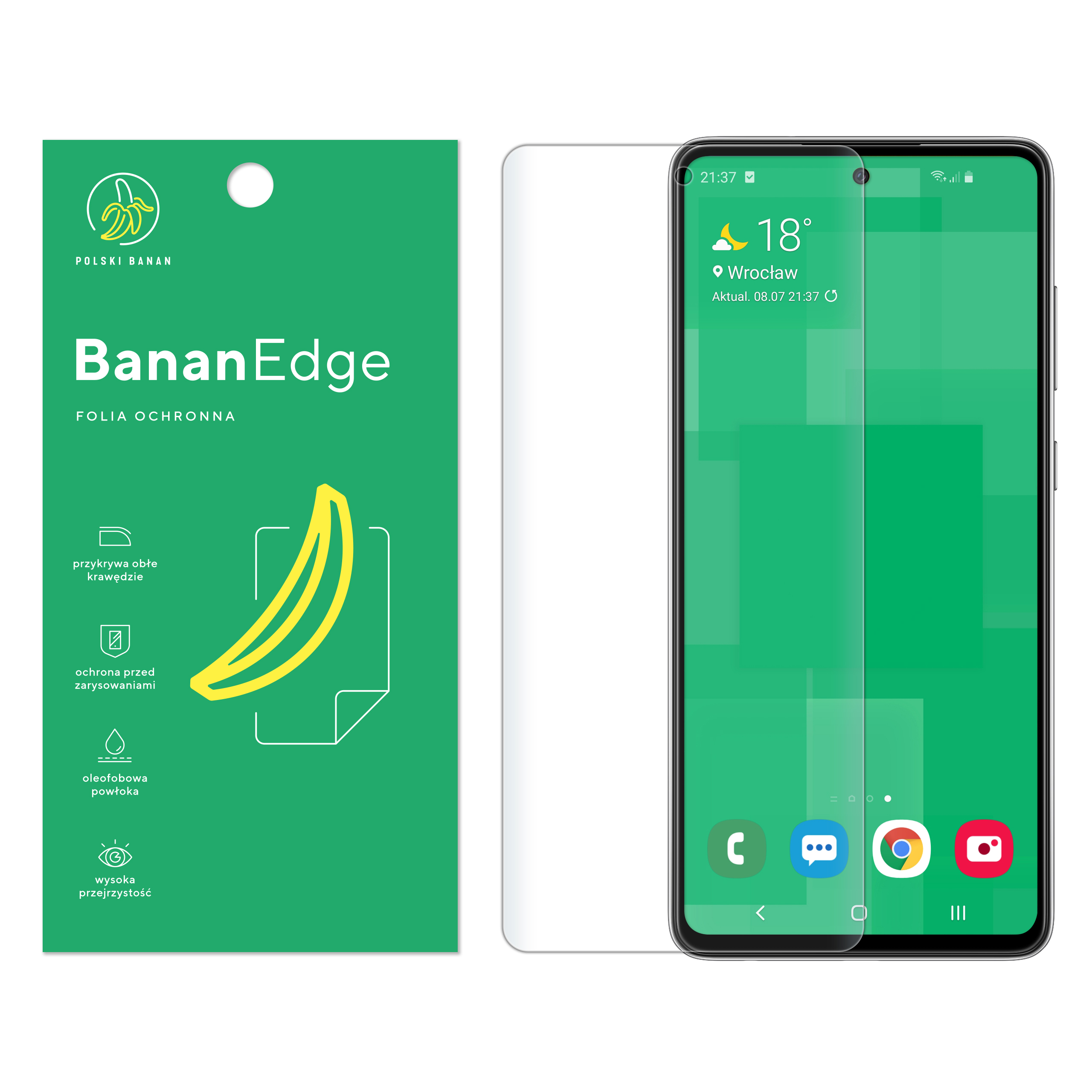

Folia Ochronna Polski Banan do Samsung A72