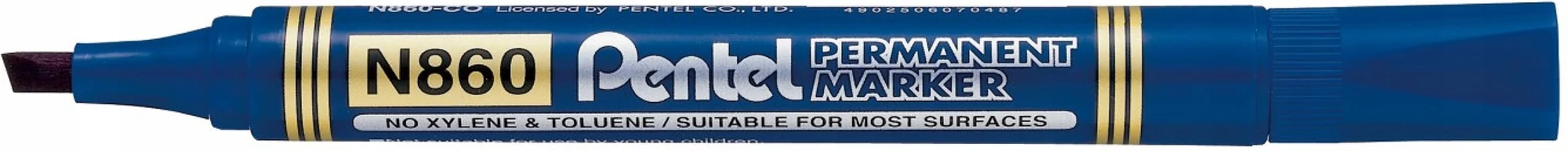 

Marker N860 niebieski wodoodporny permanent Pentel