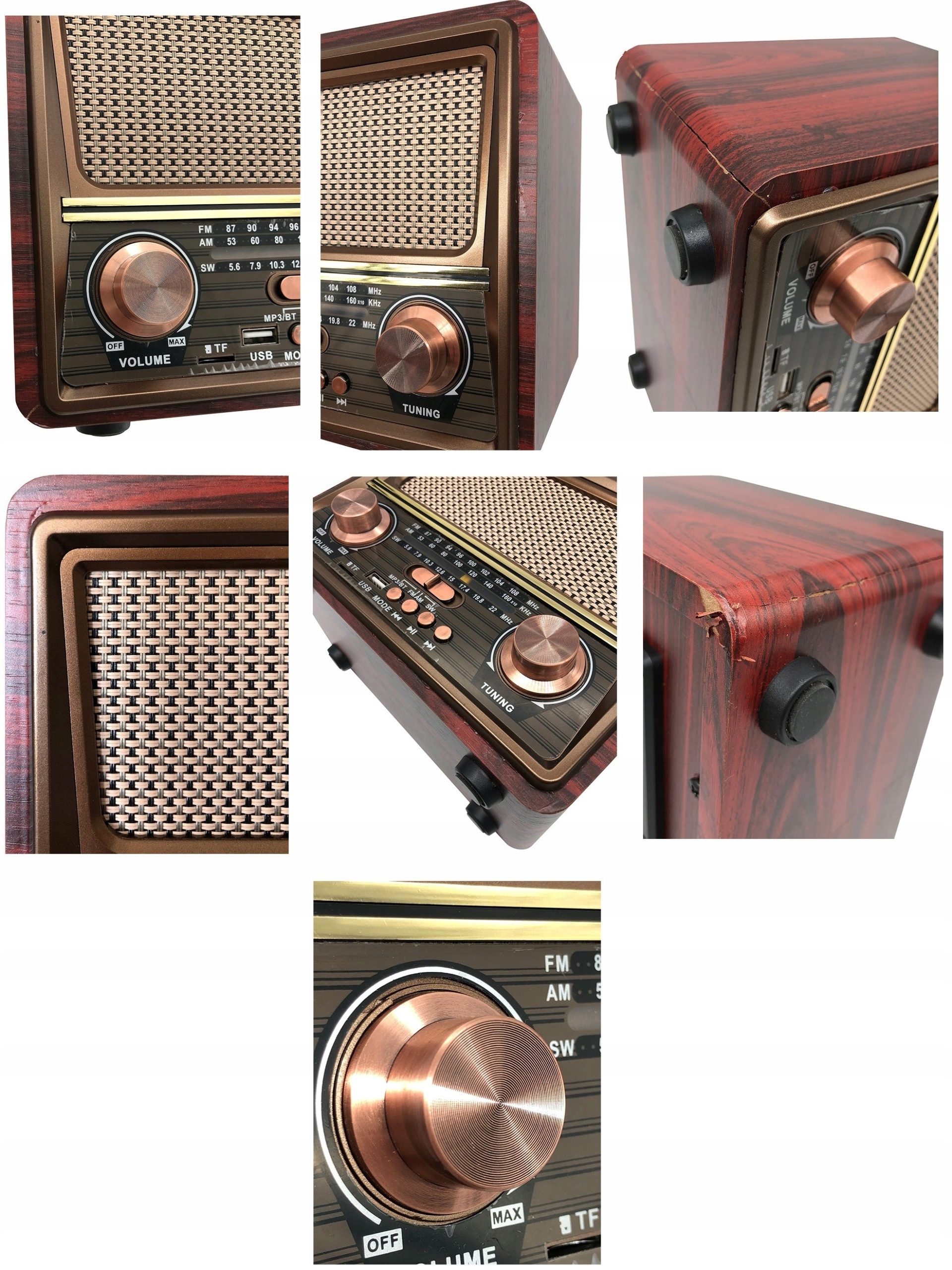 OUTLET Retropolis Seattle Radio Retro Class B Waga produktu 1.2 kg