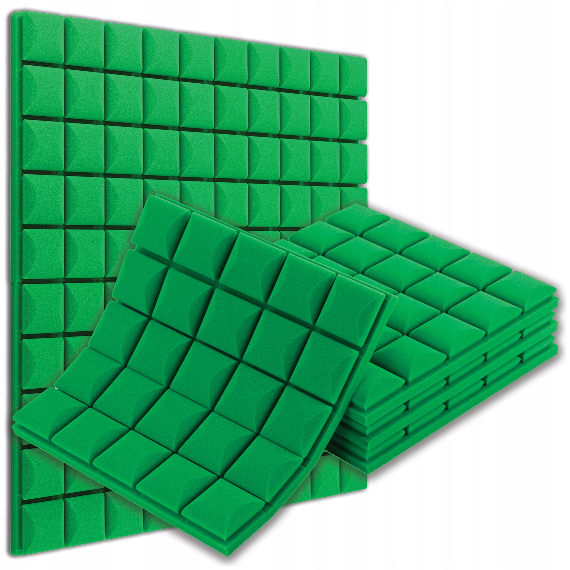 Akustický panel čtverec – tlumící podložka z konvexní měkké kostky na stěnu