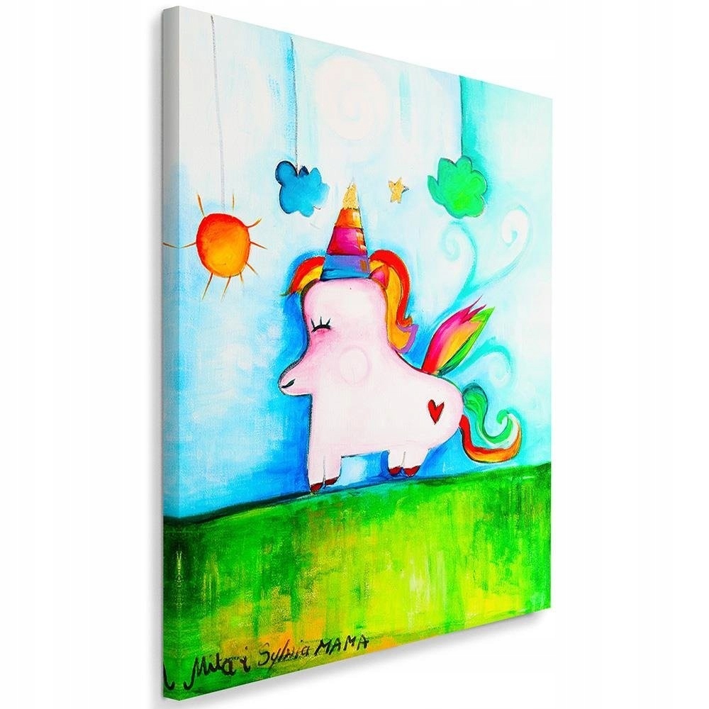 Obraz na plátne, Jednorožec 80x120