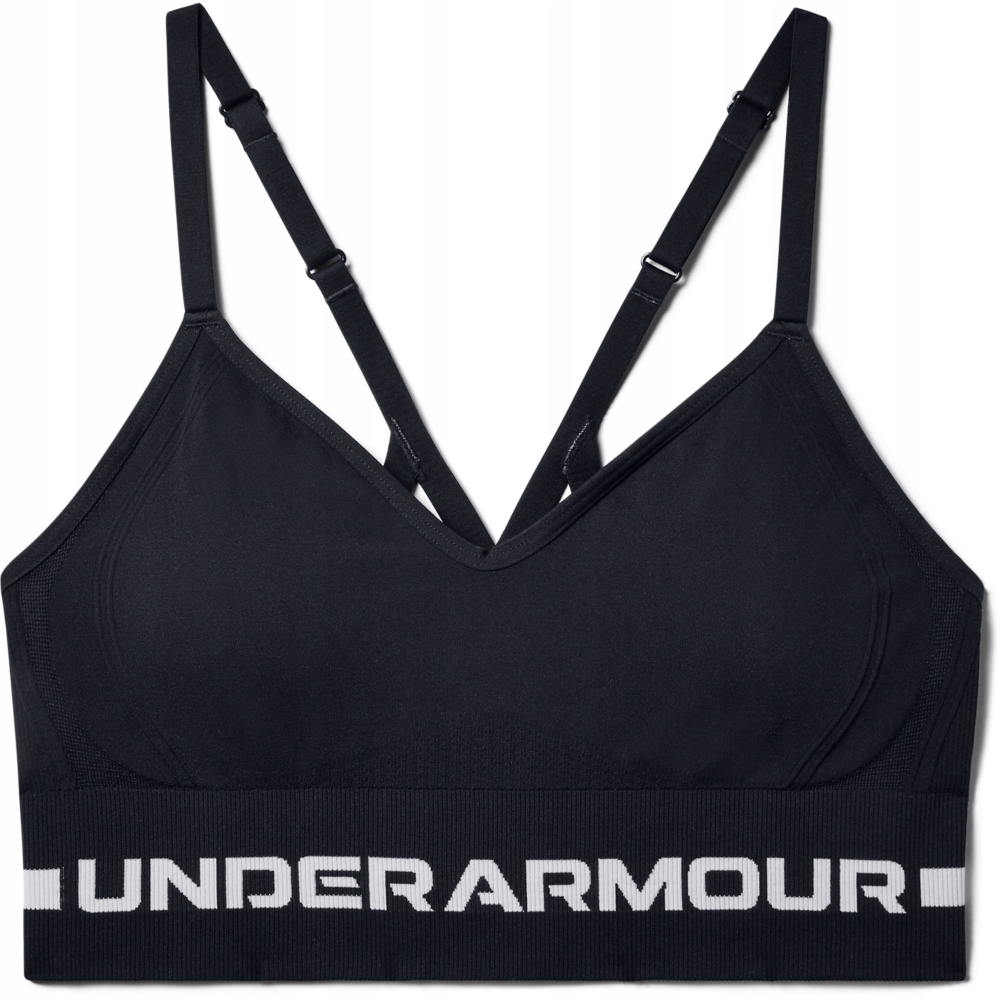 Under Armour Podprsenka Ua Seamless Low Long Bra-BLK černá