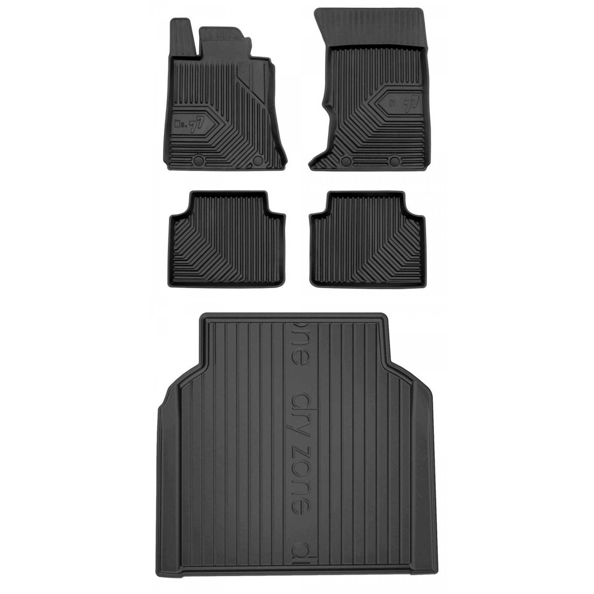 Gumové rohože a rohože Alfa Romeo Giulia od roku 2016