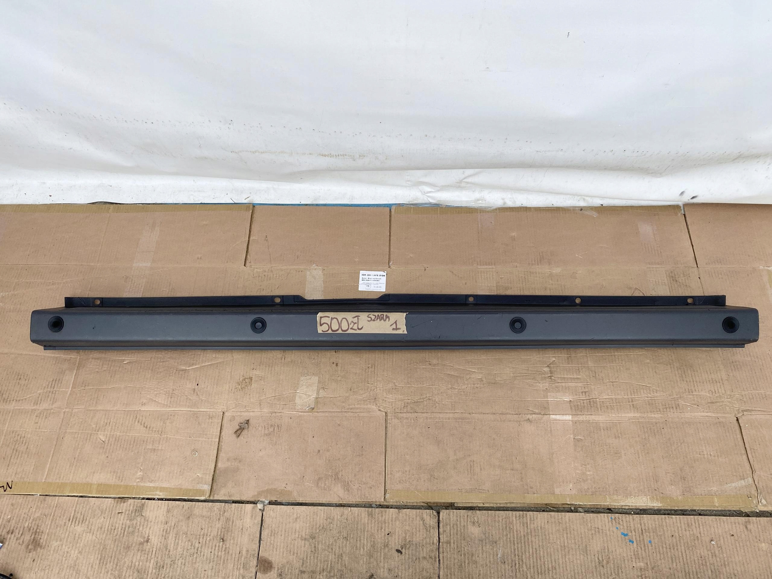DUCATO BOXER JUMPER 06- cap bumper PDC rear part rear grey original