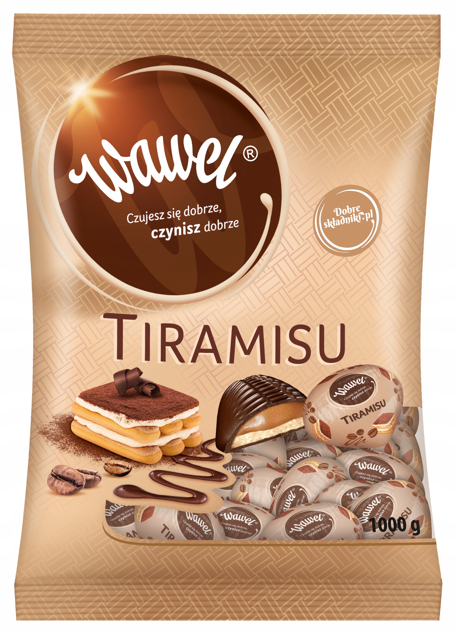 Levně 1x1 kg Wawel Tiramisu Čokoládky