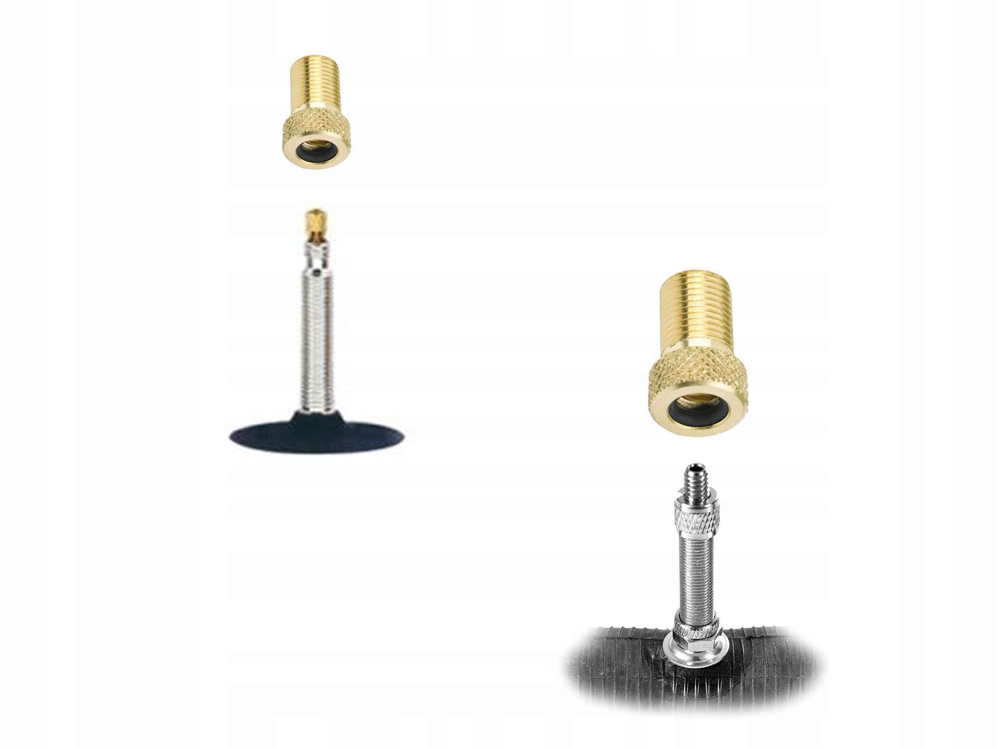 Adapter presta/rowerowy do pompowania na stacji Model EMPRSCHA5