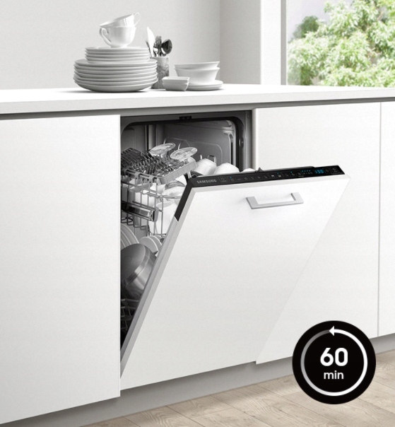 Zmywarka Samsung DW50R4070BB 10 kpl. 45 cm 9,5 l Klasa efektywności energetycznej E