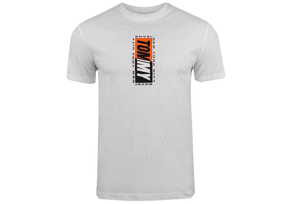 

Tommy Hilfiger Koszulka Męska T-shirt White r. M