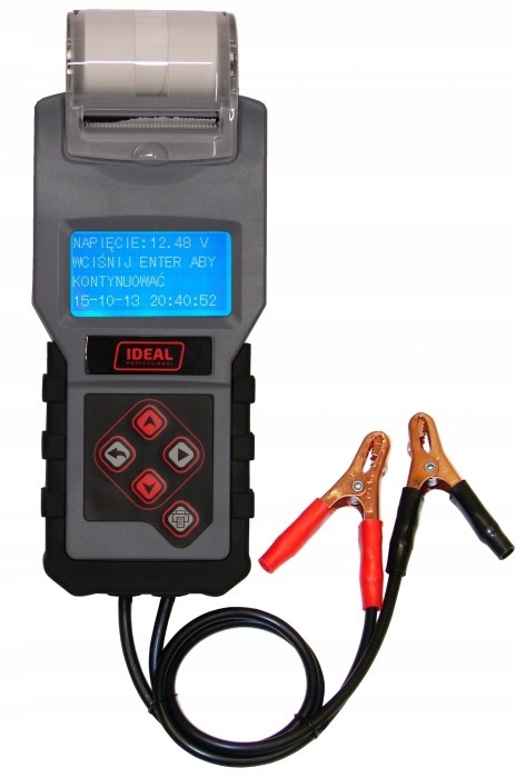 Tester Akumulátorov A Inštalácií 12V Ideal BDT4000 S Tlačiarňou 12V