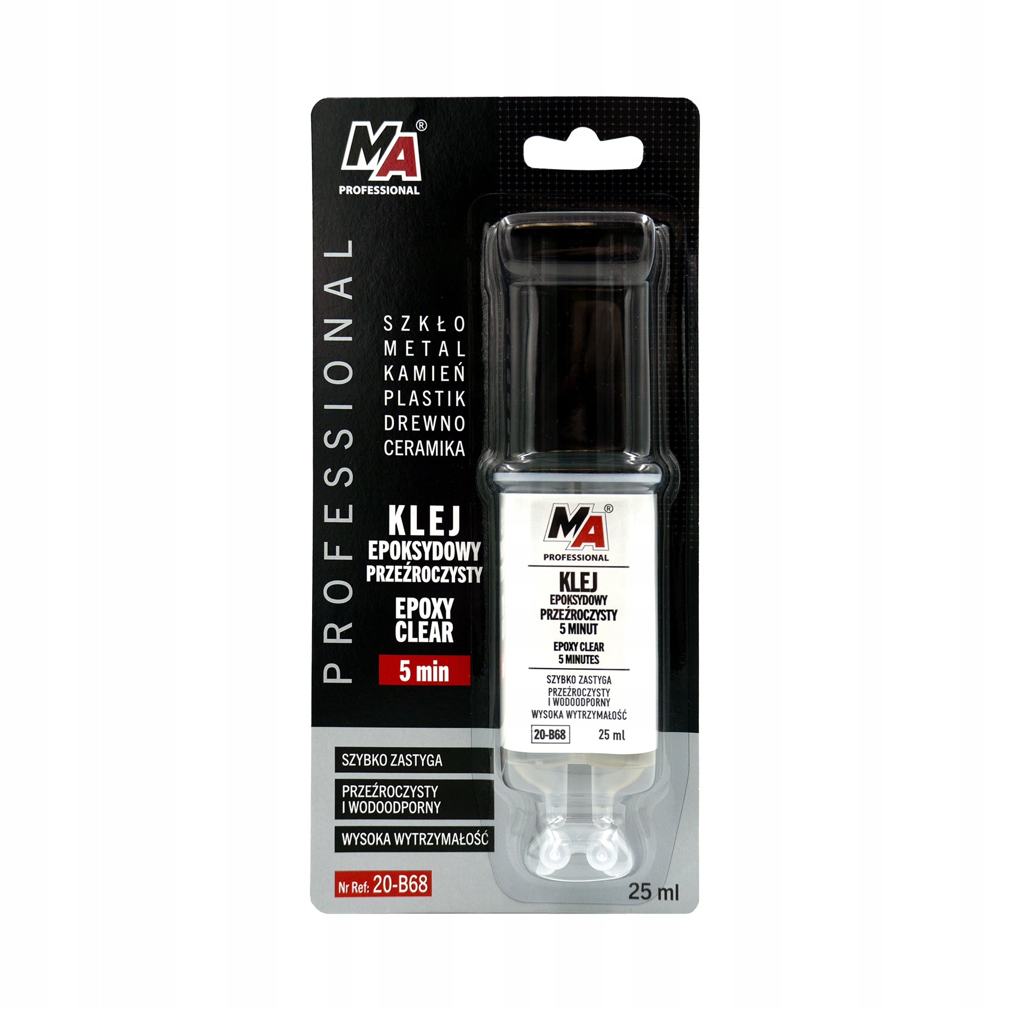Moje Auto Klej Epoksydowy Przeżroczysty 25ml