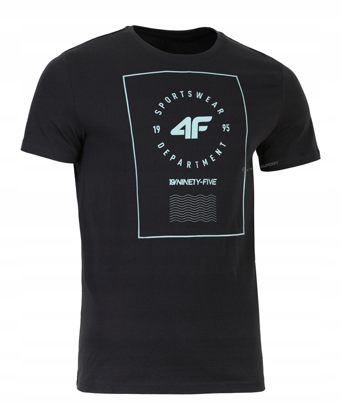 

4F Męska Koszulka T-shirt Bawełna rozm L