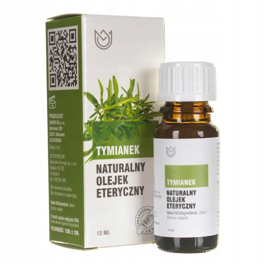 

Naturalne Aromaty olejek Tymianek 100%12ml
