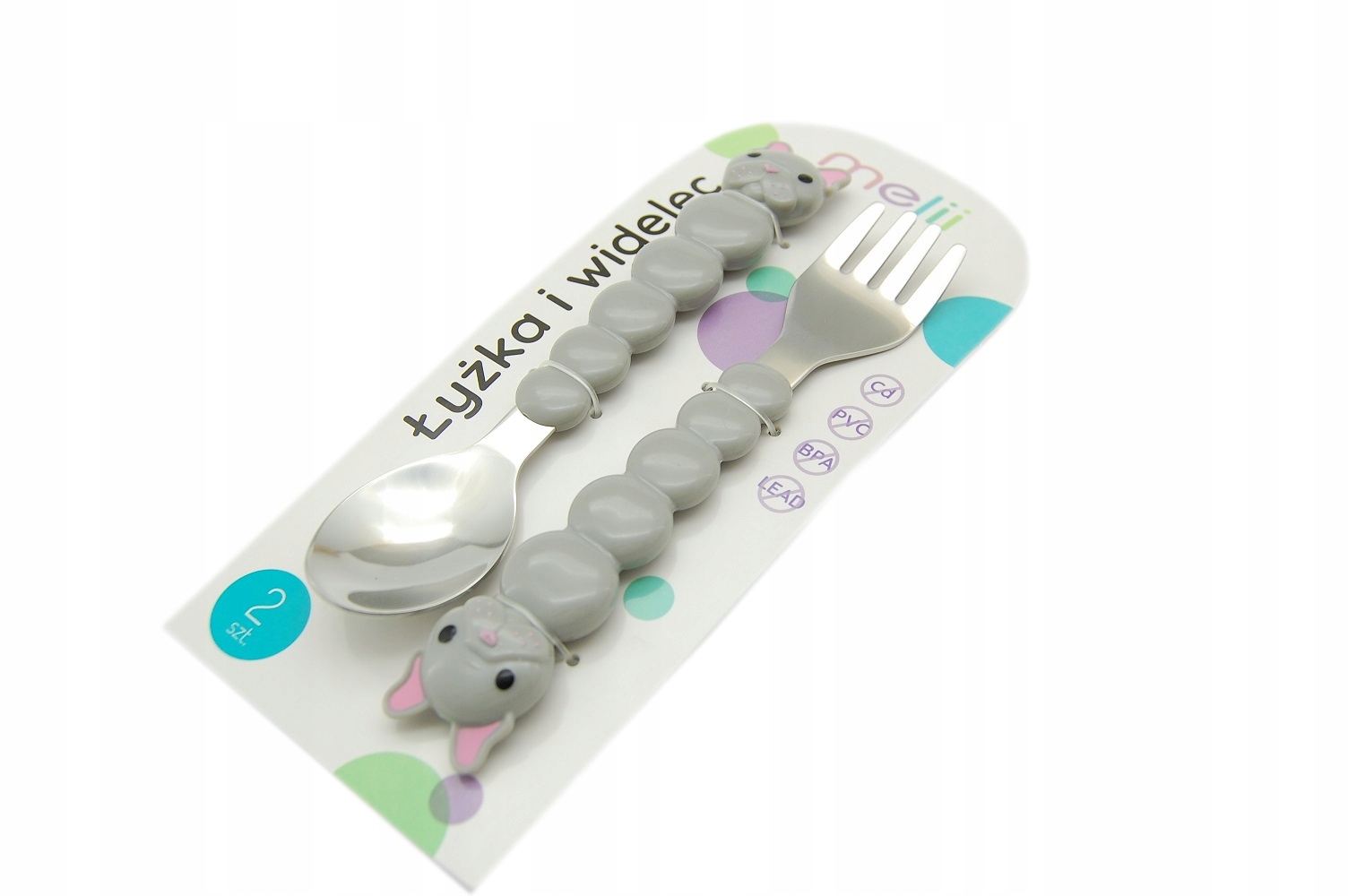 Zestaw sztućców Melii 2szt Dla Dzieci