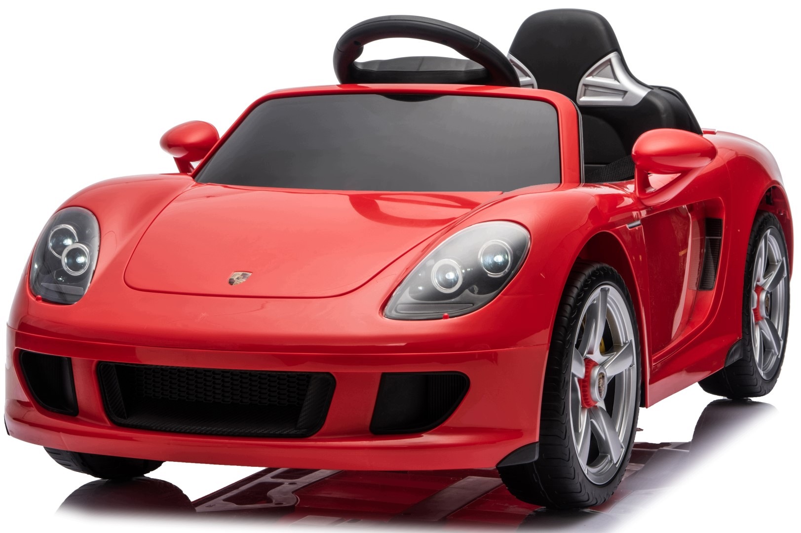 Porsche Carrera Gt Cabrio Auto na Akumulator MP3 Pilot Czerwony Sun Baby