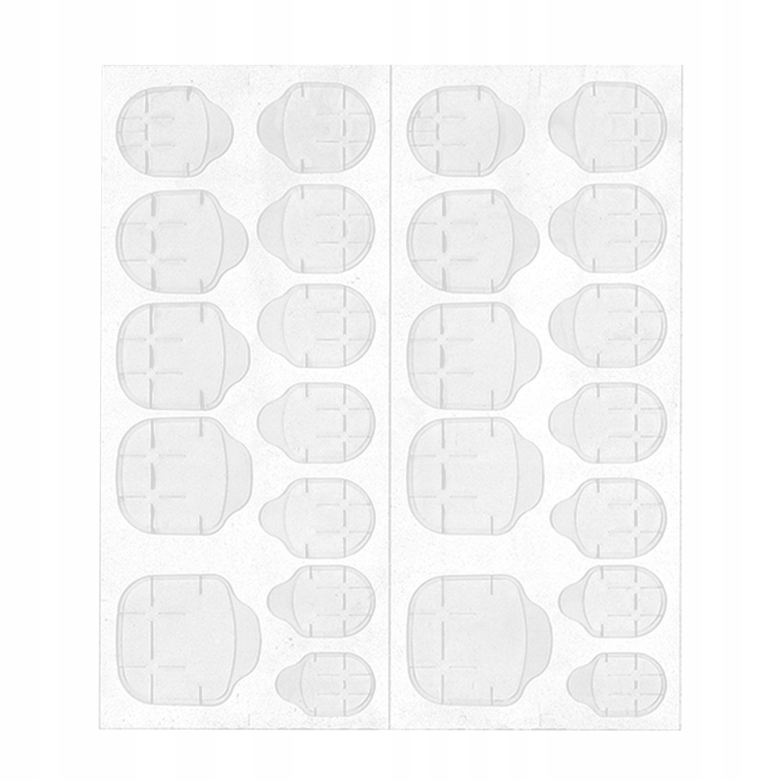 NAKLEJKI POD TIPSY DWUSTRONNE NA PAZNOKCIE