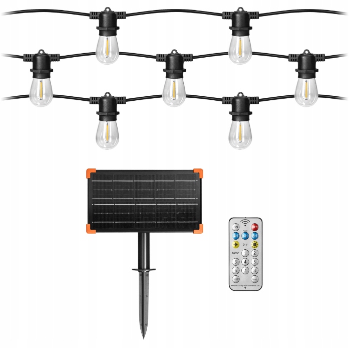 Girlanda Orno 1500 cm solární