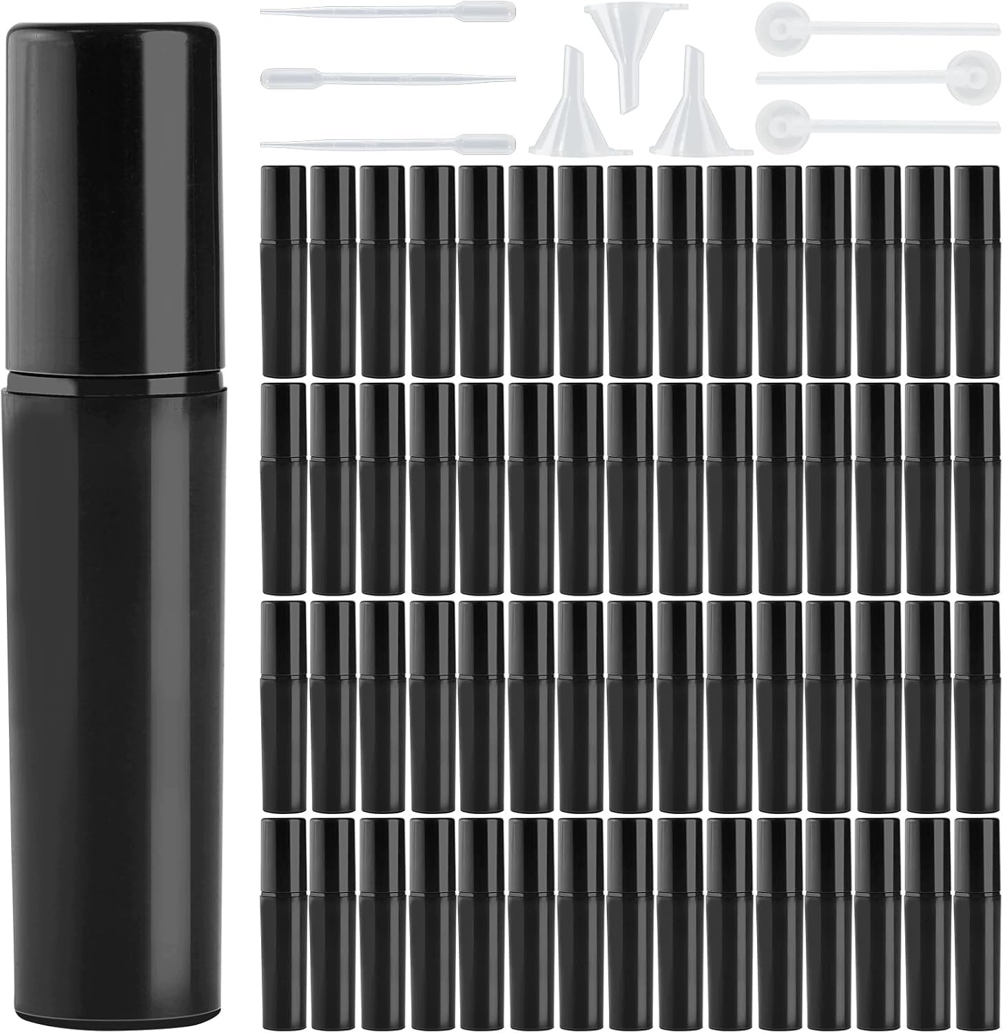 100 Ks Rozprašovačů Parfémů 2ML Mini Cestovní Láhev Atomizér Černá