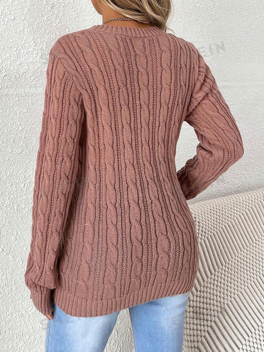 SHEIN MATERNITY SWETER Z OKRĄGŁYM DEKOLTEM M 160 Rozmiar M